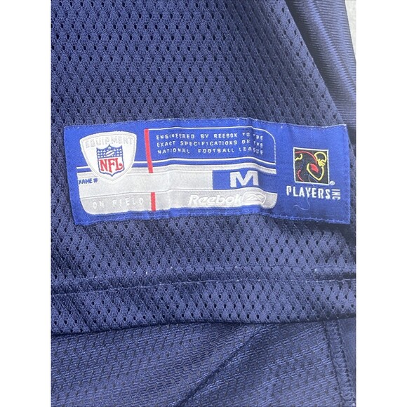 Dallas Cowboys Equipment Jersey M Blue Drew Bledsoe Reebok NFL Football #11 VTG - Picture 4 of 15